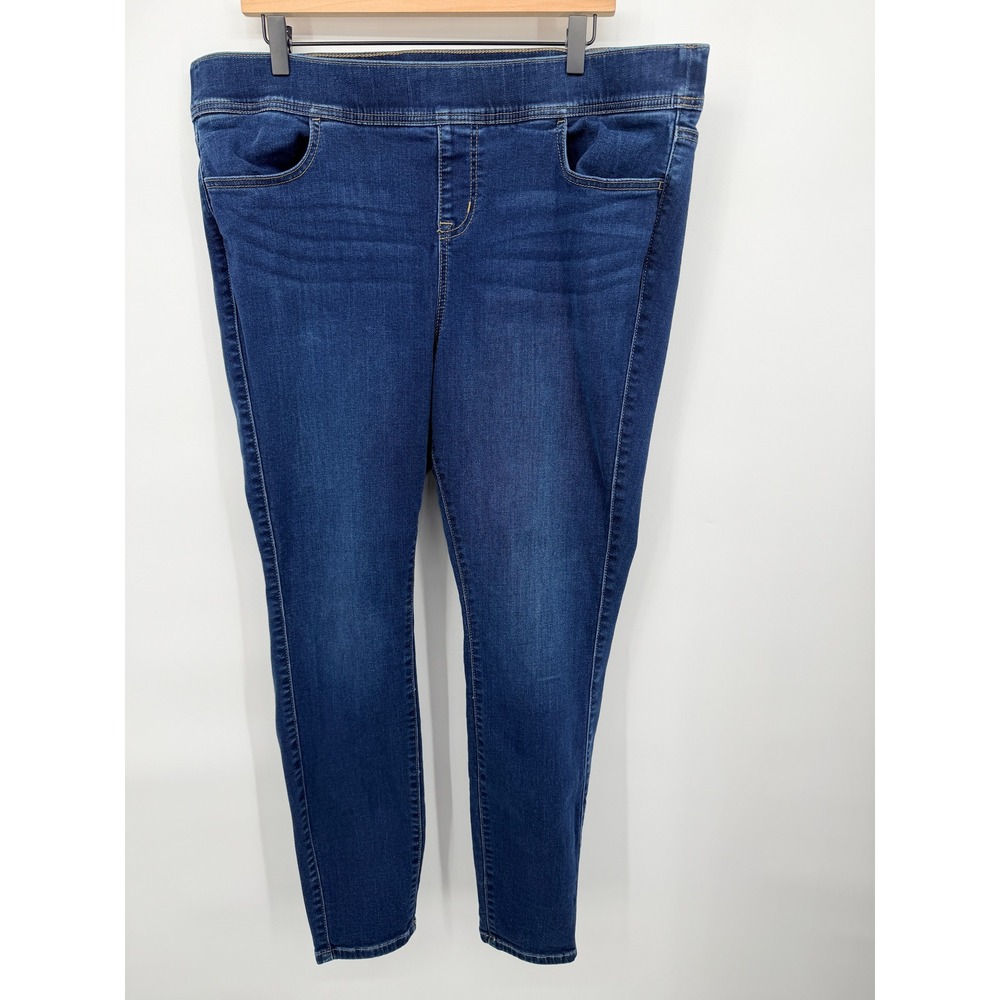 Torrid Lean Jean Jeggings Womens 2R Dark Wash Blue Super Soft Pull On Skinny